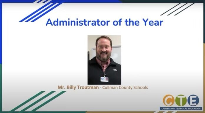 CATA Principal Billy Troutman named state Career Tech Administrator of the Year