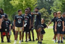 Former Cullman, Hanceville standout Brontae Harris hosts community cleanup, football camp in Colony