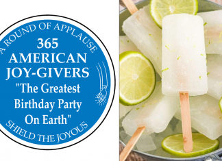 365 AMERICAN JOY-GIVERS for 2021: The Greatest Birthday Party on Earth