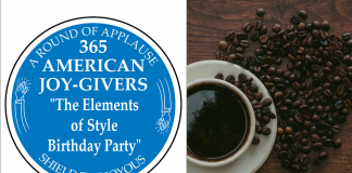 365 AMERICAN JOY-GIVERS for 2021: The Elements of Style Birthday Party
