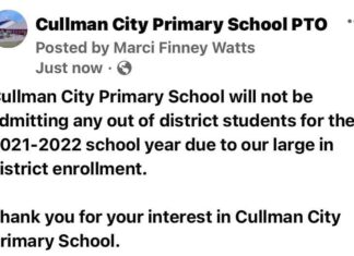 Cullman City Primary School not accepting out-of-district students