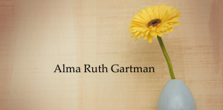 Obituary: Alma Ruth Gartman