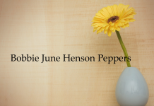 Obituary: Bobbie June Henson Peppers