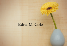Obituary: Edna M. Cole