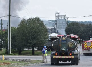 Building in flames at Tyson/River Valley Ingredients plant near Hanceville