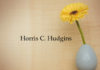 Obituary: Horris C. Hudgins