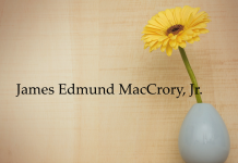 Obituary: James Edmund MacCrory, Jr.
