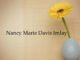 Obituary: Nancy Marie Davis Imlay