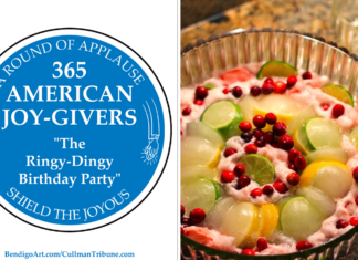365 AMERICAN JOY-GIVERS for 2021: The Ringy-Dingy Birthday Party