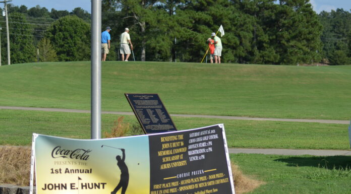 ‘It’s just incredible:’ more than 130 players compete at inaugural John E. Hunt Golf Tournament