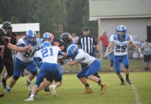 PREP FOOTBALL: Meek rolls past Cold Springs 40-6 in season opener