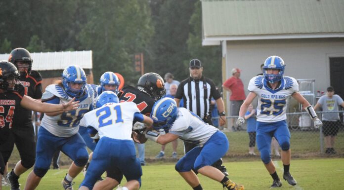 PREP FOOTBALL: Meek rolls past Cold Springs 40-6 in season opener
