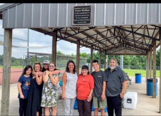 New pavilion at South Vinemont Sports Complex dedicated to Tyler Walker at ceremony