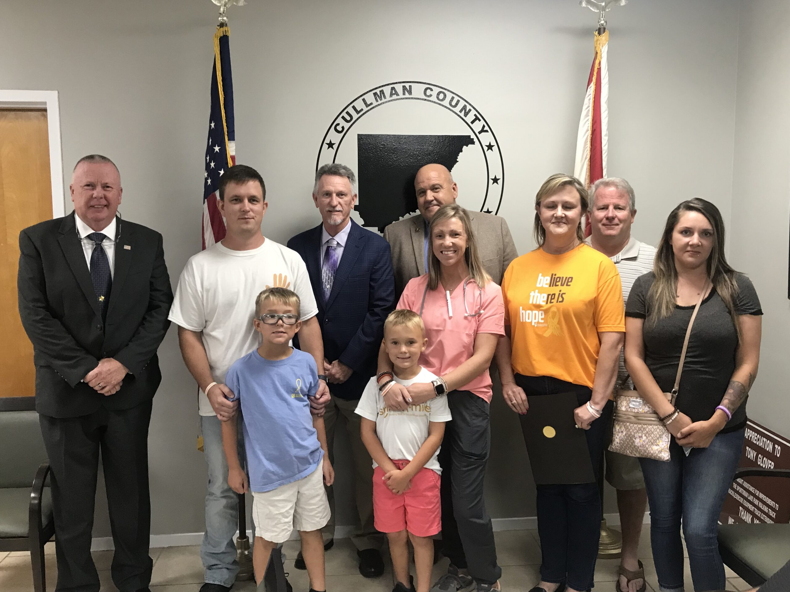 Cullman County Commission signs declaration making September Childhood Cancer Awareness Month