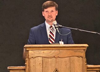 Community Luncheon welcomes Cullman City Schools Superintendent Kyle Kalloff and Cullman County Schools Superintendent Dr. Shane Barnette as guest speakers for August meeting