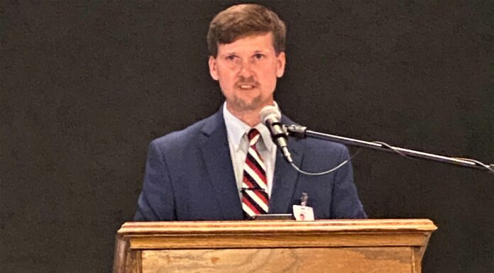 Community Luncheon welcomes Cullman City Schools Superintendent Kyle Kalloff and Cullman County Schools Superintendent Dr. Shane Barnette as guest speakers for August meeting