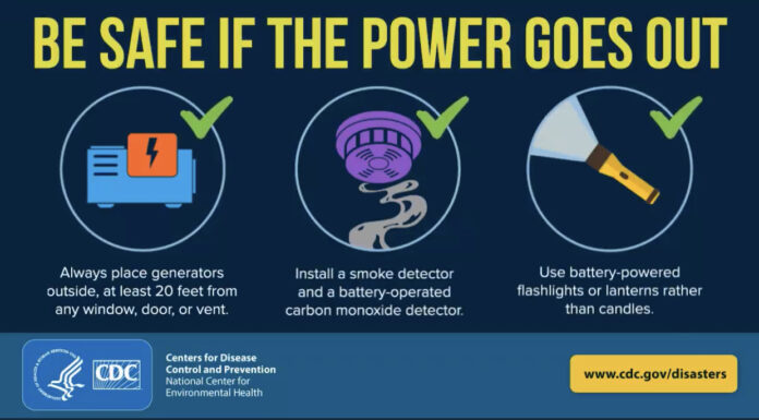 Natural disasters and severe weather: when the power goes out