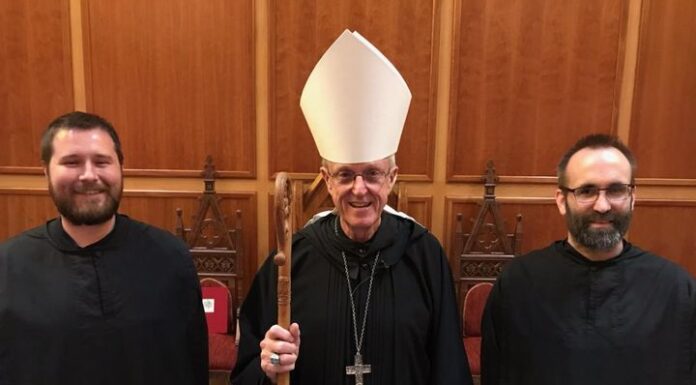 Two enter novitiate at St. Bernard Abbey