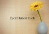 Obituary: Cecil Hubert Cook