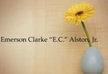 Obituary: Emerson Clarke “E.C.” Alston, Jr.