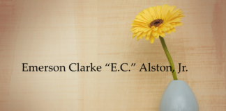 Obituary: Emerson Clarke “E.C.” Alston, Jr.