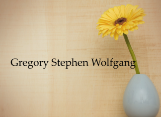 Obituary: Gregory Stephen Wolfgang
