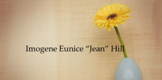 Obituary: Imogene Eunice “Jean” Hill