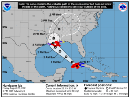 Hurricane Ida: major storm system will impact north Alabama Monday and Tuesday
