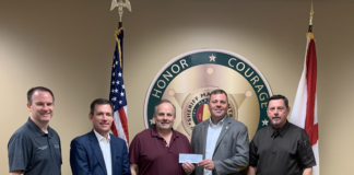 CCSO receives $2500 from Cullman County Industrial Development Authority