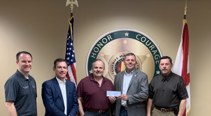 CCSO receives $2500 from Cullman County Industrial Development Authority