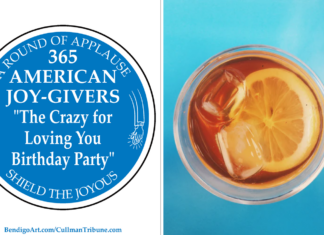 365 AMERICAN JOY-GIVERS for 2021: The Crazy for Loving You Birthday Party