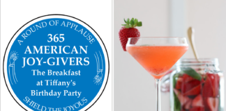 365 AMERICAN JOY-GIVERS for 2021: The Breakfast at Tiffany’s Birthday Party