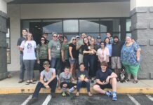 Family of Cullman High School 2021 grad Allie Heaton say their goodbyes as she departs for Army boot camp