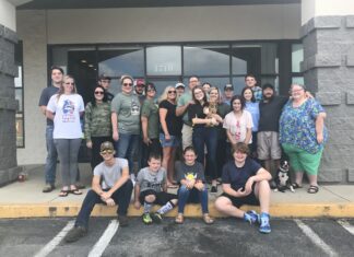 Family of Cullman High School 2021 grad Allie Heaton say their goodbyes as she departs for Army boot camp
