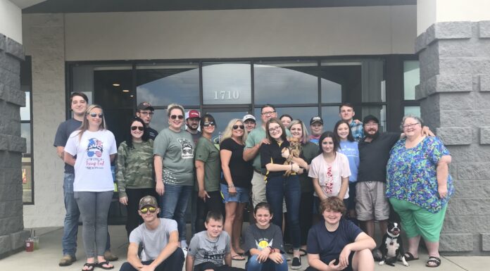 Family of Cullman High School 2021 grad Allie Heaton say their goodbyes as she departs for Army boot camp