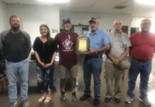 West Point Town Council presents plaque to family of Maggie Grant in honor of Childhood Cancer Awareness Month