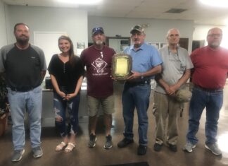 West Point Town Council presents plaque to family of Maggie Grant in honor of Childhood Cancer Awareness Month