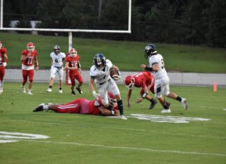 PREP FOOTBALL: Vinemont drops region tilt with J.B. Pennington 49-6