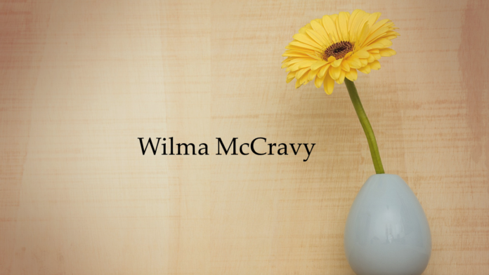 wilma mccravey