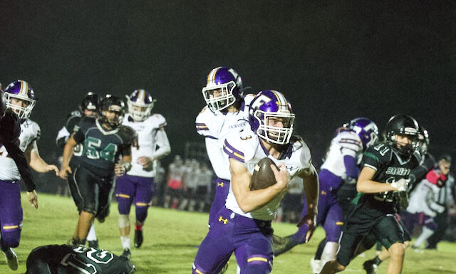 PREP FOOTBALL: Aggies wrap up regular season with 57-16 win at Holly Pond