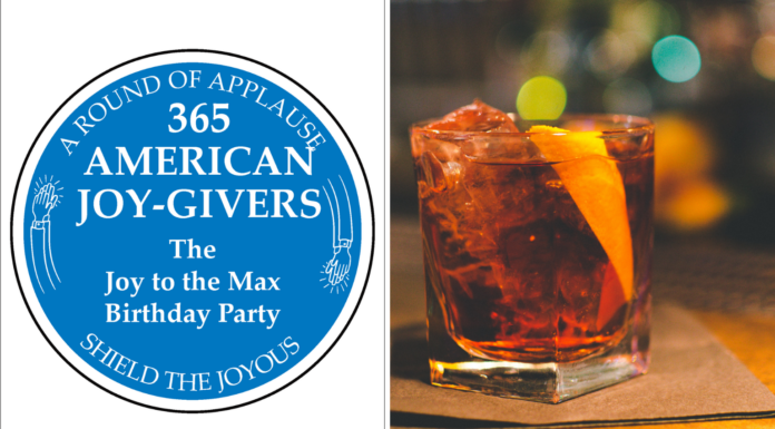 365 AMERICAN JOY-GIVERS for 2021: The JOY to the Max Birthday Party