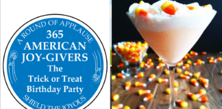 365 AMERICAN JOY-GIVERS for 2021: The Trick or Treat Birthday Party