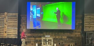 James Spann visits East Elementary sixth graders on Monday