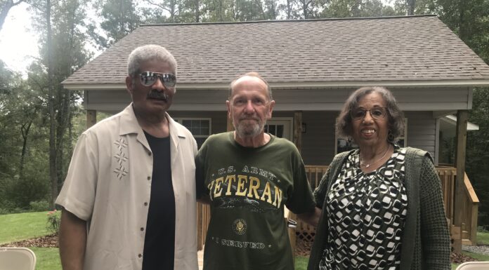 Retired Army SSGT. Clinton Baker becomes first resident of new veteran housing complex Connie’s Cottages