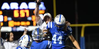 PREP FOOTBALL: Knights hang on to defeat Pell City 17-6