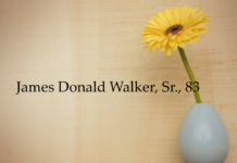 Obituary: James Donald Walker, Sr