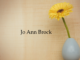 Obituary: Jo Ann Brock