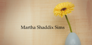 Obituary: Martha Shaddix Sims