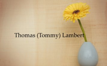 Obituary: Thomas (Tommy) Lambert