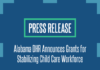 Alabama DHR announces grants for stabilizing childcare workforce